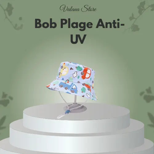 Bob plage anti-UV bébé, protège efficacement des rayons du soleil