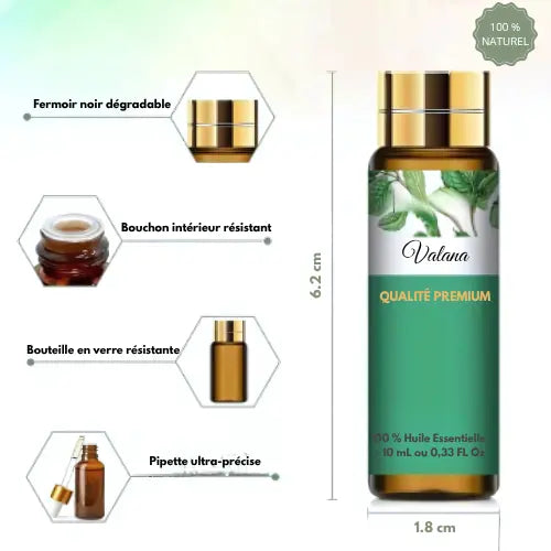 Huile essentielle lavande pure, flacon pratique, anti-moustique naturel pour l’été