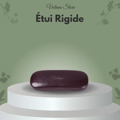 Étui rigide lunettes marron, étui nacré, protection garantie et design intemporelle