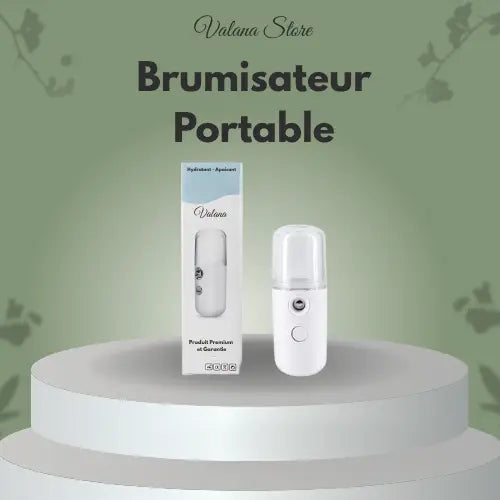 Spray hydratant visage mini brumisateur rechargeable, rafraîchit et hydrate la peau instantanément, format portable pour l’été