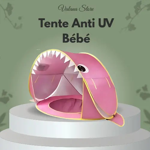Tente anti uv bébé rose, protection anti-uv, tente pop up ludique pour les vacances d’été