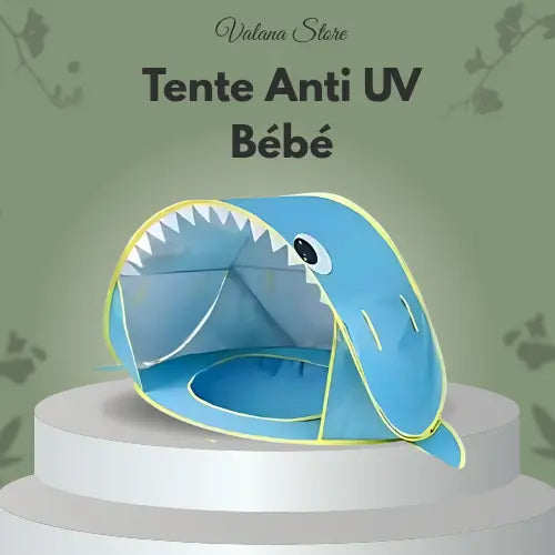 Tente anti uv bébé bleue, tente pop up plage, protection UV optimale pour les sorties estivales