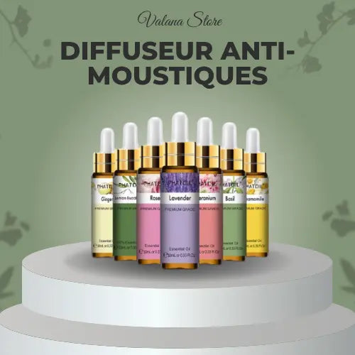 Huile essentielle lavande pure, arôme naturel, solution anti-moustique pour la maison ou les voyages