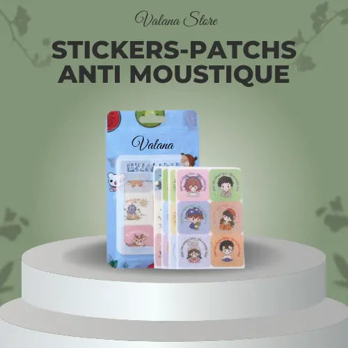 Stickers et patchs anti-moustique naturels collés sur des vêtements d’enfant, protection longue durée sans produits chimiques