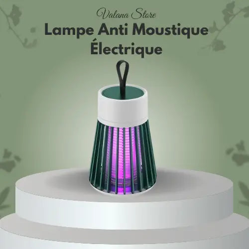 Lampe anti moustique électrique vert, piège LED silencieux, protection efficace pour la maison en été