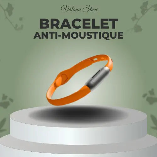 Bracelet anti-moustique vert, répulsif naturel, accessoire idéal pour l’extérieur et les voyages